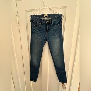 J. Crew size 27 toothpick jeans